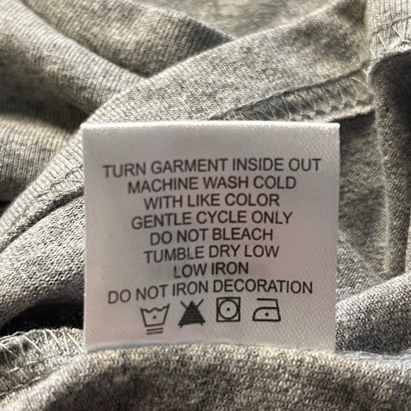 Gray Tank Top with Pink Ribbon Design. NWOT. - Picture 12 of 12